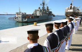 ناوگروه روس برای رزمایش مشترک با ایران و چین به چابهار رسید
