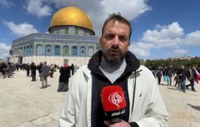گزارش العالم از 120 هزار نمازگزار مسجد الاقصی در دومین نماز جمعه ماه مبارک رمضان