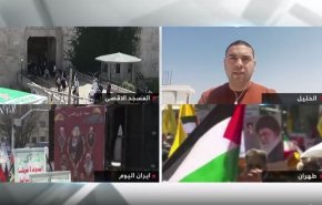 رژیم اشغالگر مانع ورود نمازگزاران به قدس و مسجد الاقصی شد +فیلم