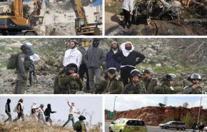 1242 حمله نظامیان و شهرک نشینان صهیونیست به فلسطینیان در آوریل 2024 