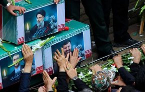 رویترز: همه ایران برای بدرقه رئیسی گردهم آمدند