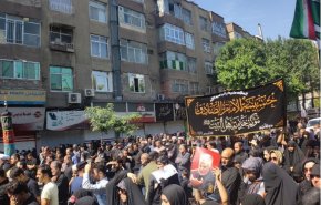 وداع با شهید خدمت/ پیکر پاک فرمانده یگان حفاظت رئیس جمهور در جوار حضرت عبدالعظیم آرام گرفت