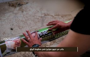 شاهد.. سرايا القدس تستهدف قاعدة اوفاكيم برشقة صاروخية