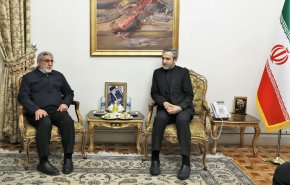 حضور سردار قآنی، فرمانده نیروی قدس سپاه پاسداران انقلاب اسلامی در وزارت امور خارجه 