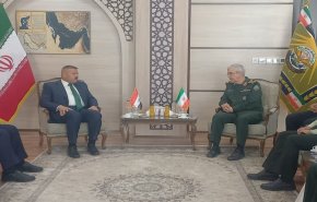 اللواء باقري يستقبل وزير الداخلية العراقي