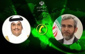 رایزنی تلفنی باقری کنی با نخست‌وزیر قطر
