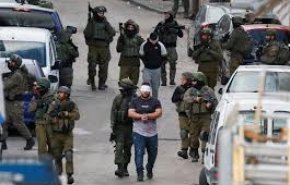 نظامیان صهیوینست دستکم 16 فلسطینی را در کرانه باختری بازداشت کردند
