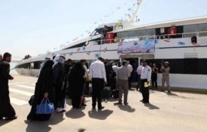 اعزام اولین گروه زائران حسینی از مسیر دریا

