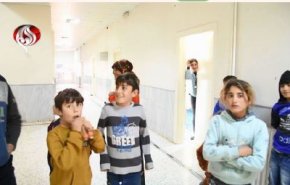 پناهگاه‌ها در حماه سوریه آماده پذیرایی آوارگان حلب + فیلم