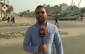 شاهد.. مراسل قناة ’العالم’ يوثق مشاهد مؤلمة من معاناة أهالي غزة
