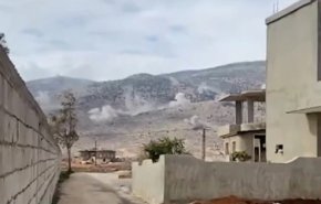 10إصابات جراء قصف صاروخي على بلدة لبنانية مصدره سوريا+فيديو