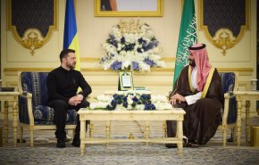 دیدار «زلنسکی» با «محمد بن‌سلمان» در جده 
 