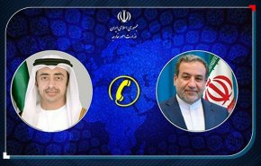 رایزنی تلفنی وزرای خارجه ایران و امارات در مورد تحولات منطقه و تشدید نسل‌کشی در غزه