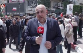 تظاهرات گسترده در کرانه باختری به مناسبت روز اسیر فلسطین