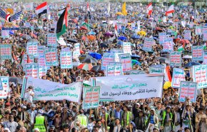 مسيرة مليونية في صنعاء نصرة للمسجد الأقصى والشعب الفلسطيني
