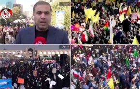 گزارش خبرنگاران العالم از راهپیمایی ۱۳ آبان
