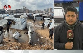 صدها خانواده فلسطینی در شب بارانی غزه، در فضای باز بدون سرپناه ماندند