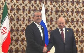 دیدار روسای جمهور ایران و روسیه در عشق آباد