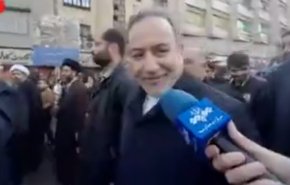 حضور وزیر امور خارجه در راهپیمایی اتحاد مقدس ایرانیان علیه تروریسم صهیونی-آمریکایی+فیلم