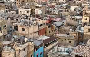 خانه‌های فرسوده فلسطینی‌ها در اردوگاه برج‌ البراجنه در بیروت در آستانه فاجعه