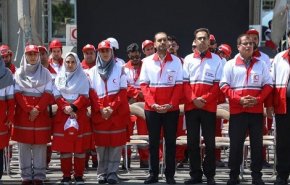 ۲۵ هزار امدادگر در صفِ بدرقهٔ رهبر شهید