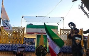 تشییع پیکر رهبر شهید انقلاب در کربلای معلی+ فیلم