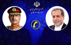 تماس تلفنی وزیر امور خارجه با فرمانده ارتش پاکستان