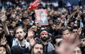 عزاداری اربعینی دانشجویان در جوار محل شهادت رهبر شهید