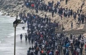 ۵۷ مهاجر مغربی در عبور از مرز اسپانیا به منطقه آفریقایی سئوتا مفقود شدند