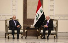 قالیباف يلتقي الرئيس العراقي نزار آميدي في بغداد