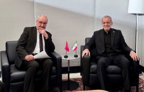 نخستین دیدار پزشکیان در نیویورک؛ دیدار روسای جمهوری ایران و سوئیس