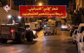 شعار 'الأمن' الإسرائيلي.. ذريعة جديدة لتهجير الفلسطينيين 
