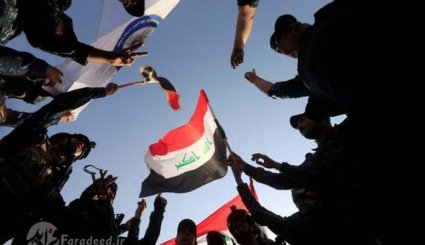 جشن پیروزی عراقی‌ها در موصل