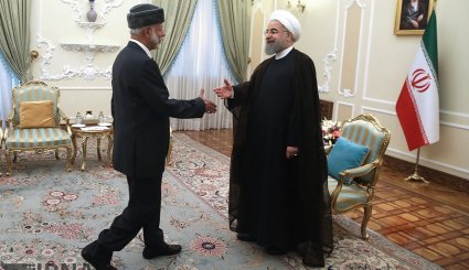 دیدار وزیرخارجه عمان با رئیس جمهوری