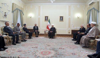 دیدار وزیرخارجه عمان با رئیس جمهوری