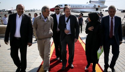 ورود مهمانان خارجی شرکت کننده در مراسم تحلیف رئیس جمهور + عکس