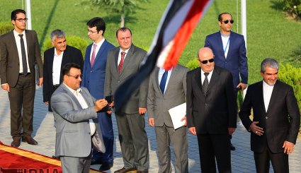 ورود نخست وزیر سوریه‎ به تهران + عکس