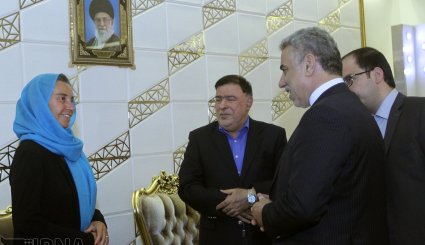 تصاویر ورود مسئول سیاست خارجی اتحادیه اروپا به تهران