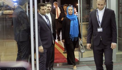 تصاویر ورود مسئول سیاست خارجی اتحادیه اروپا به تهران