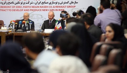امضای قرارداد ایران با رنو