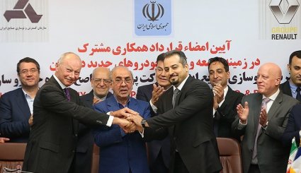 امضای قرارداد ایران با رنو