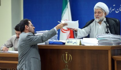 جلسه یازدهم دادگاه متهم ردیف سوم پرونده نفتی/ تصاویر