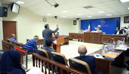 جلسه یازدهم دادگاه متهم ردیف سوم پرونده نفتی/ تصاویر