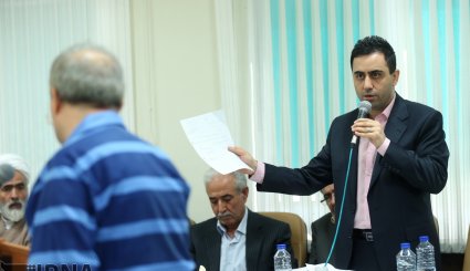 جلسه یازدهم دادگاه متهم ردیف سوم پرونده نفتی/ تصاویر