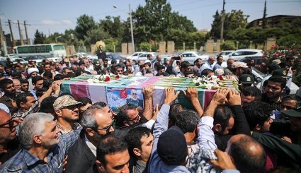 استقبال از پیکر شهید مدافع حرم مصطفی خوش محمدی در گرگان. تصاویر