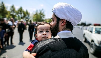 استقبال از پیکر شهید مدافع حرم مصطفی خوش محمدی در گرگان. تصاویر