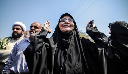 استقبال از پیکر شهید مدافع حرم مصطفی خوش محمدی در گرگان. تصاویر