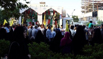 تشییع پیکر ۱۹ شهید دفاع مقدس