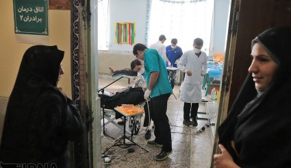 طرح جهادی معاینه و درمان رایگان دندانپزشکی. تصاویر