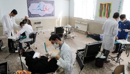 طرح جهادی معاینه و درمان رایگان دندانپزشکی. تصاویر